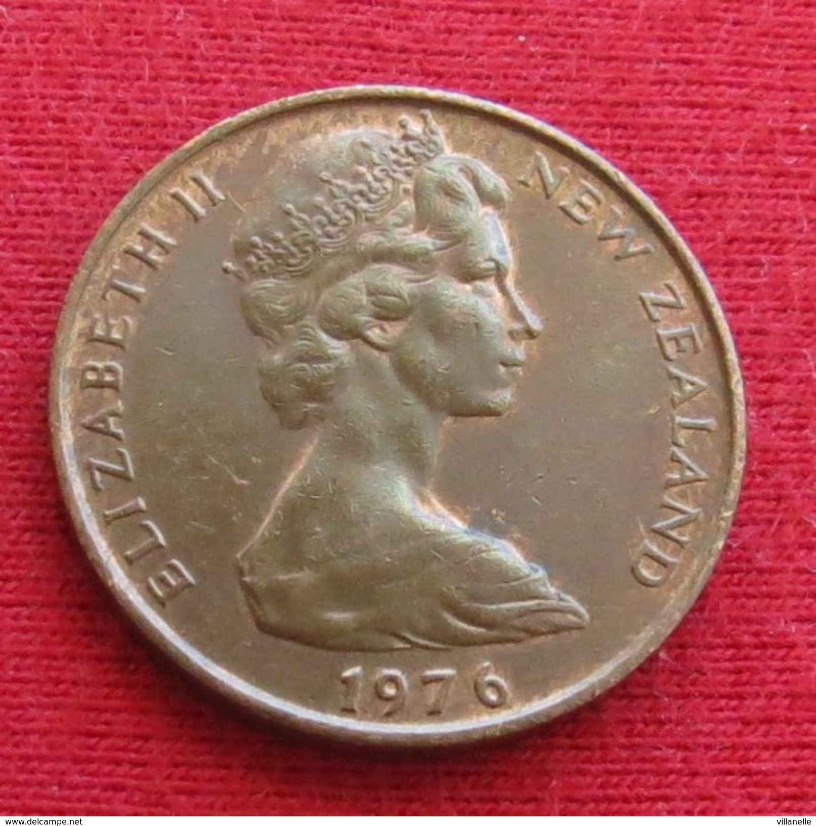 New Zealand 2 Cents 1976 KM# 32.1  Nova Zelandia Nuova Zelanda Nouvelle Zelande - Nouvelle-Zélande