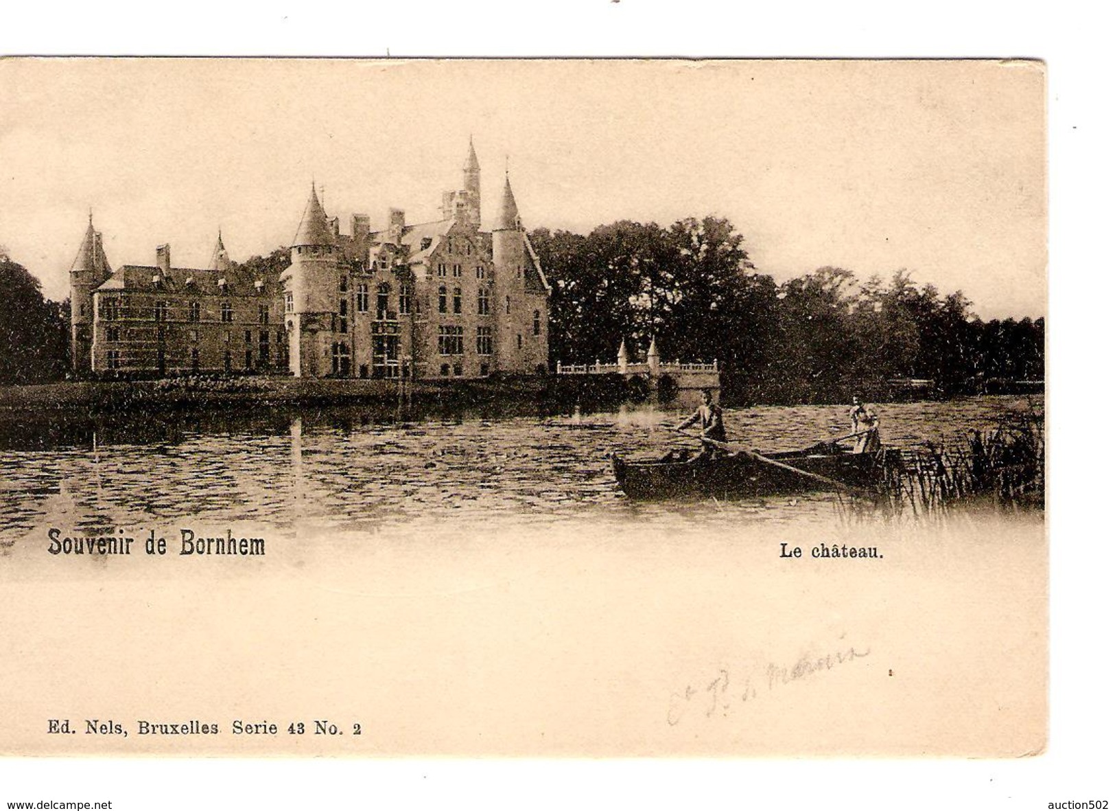 Belgique-België Souvenir De Bornhem (Bornem) Le Château Ed.Nels Série 43 N°2 PR4373 - Bornem