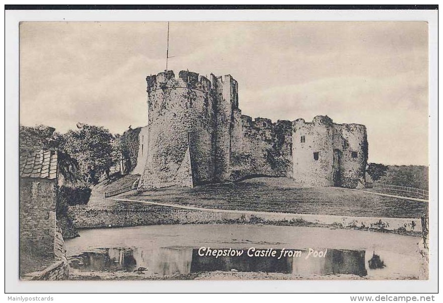 AI78 Chepstow Castle From Pool - Monmouthshire