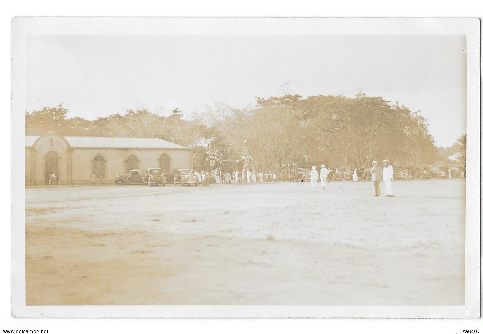 BRAZZAVILLE (Congo) Carte Photo Kermesse Catholique 1935 - Brazzaville