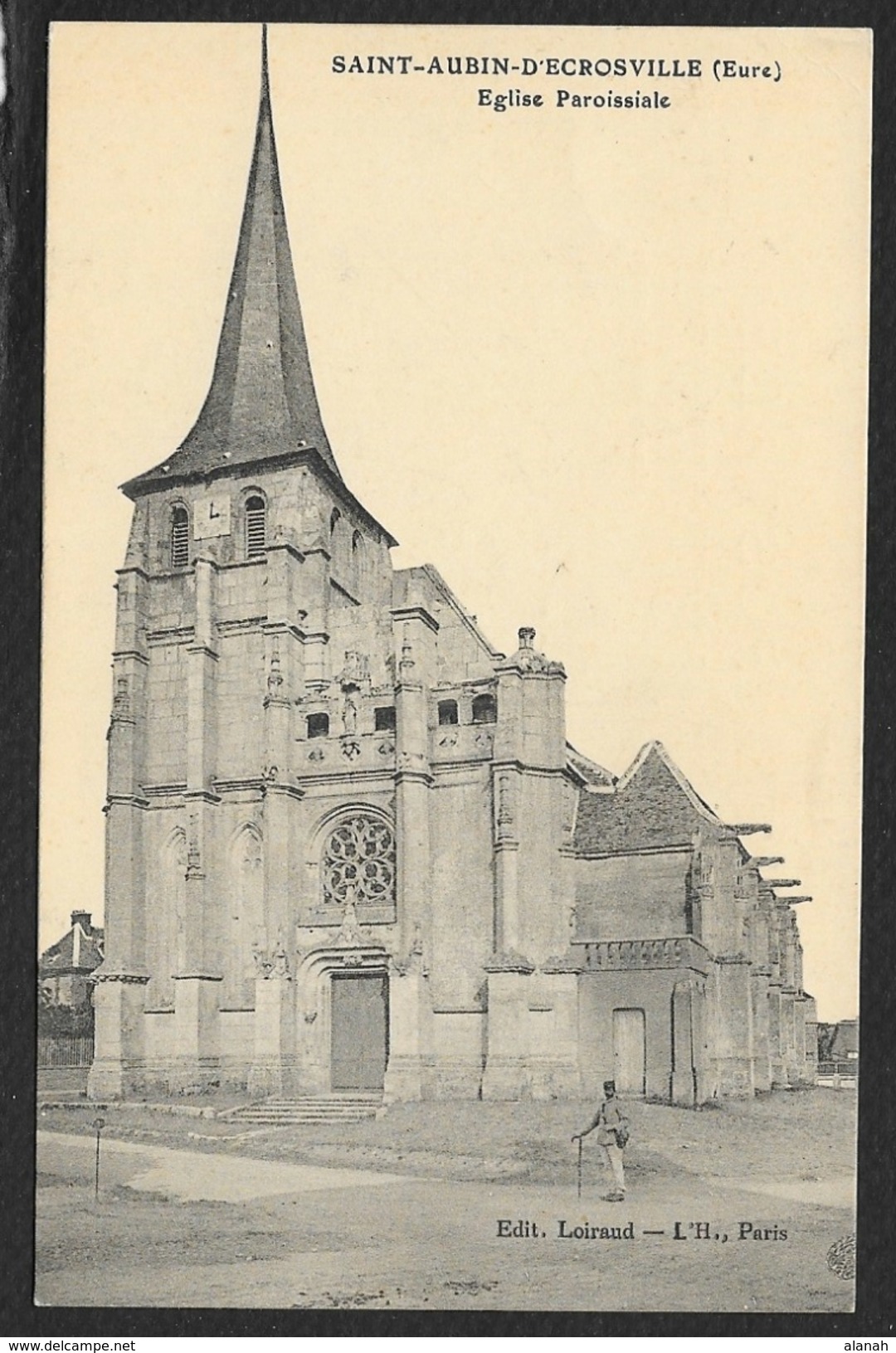 SAINT AUBIN D'ESCROVILLE L'Eglise (Loiraud L'H) Eure (27) - Saint-Aubin-d'Ecrosville