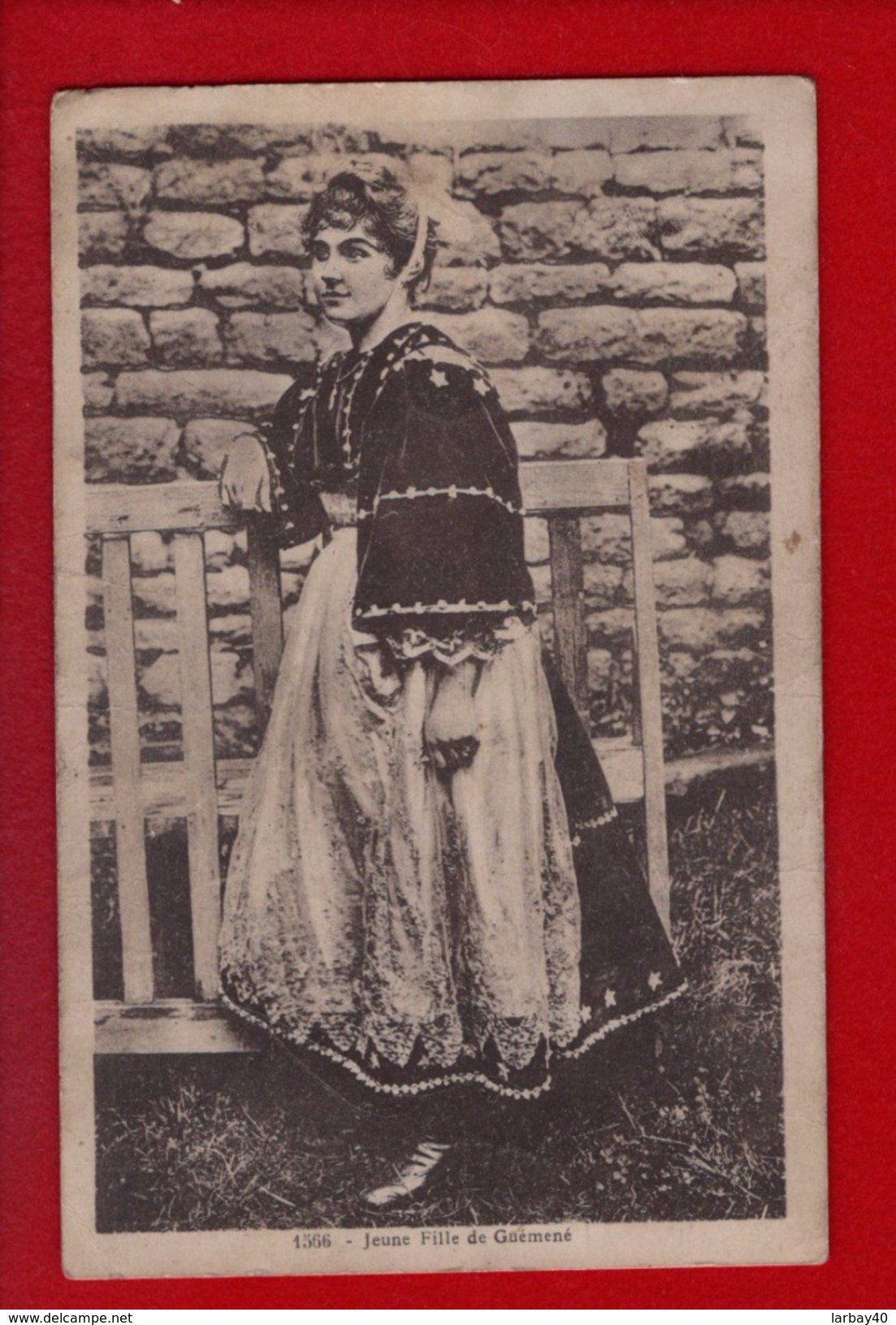 1 Cpa Carte Postale Ancienne -  Jeune Fille De Guemene - Guemene Sur Scorff