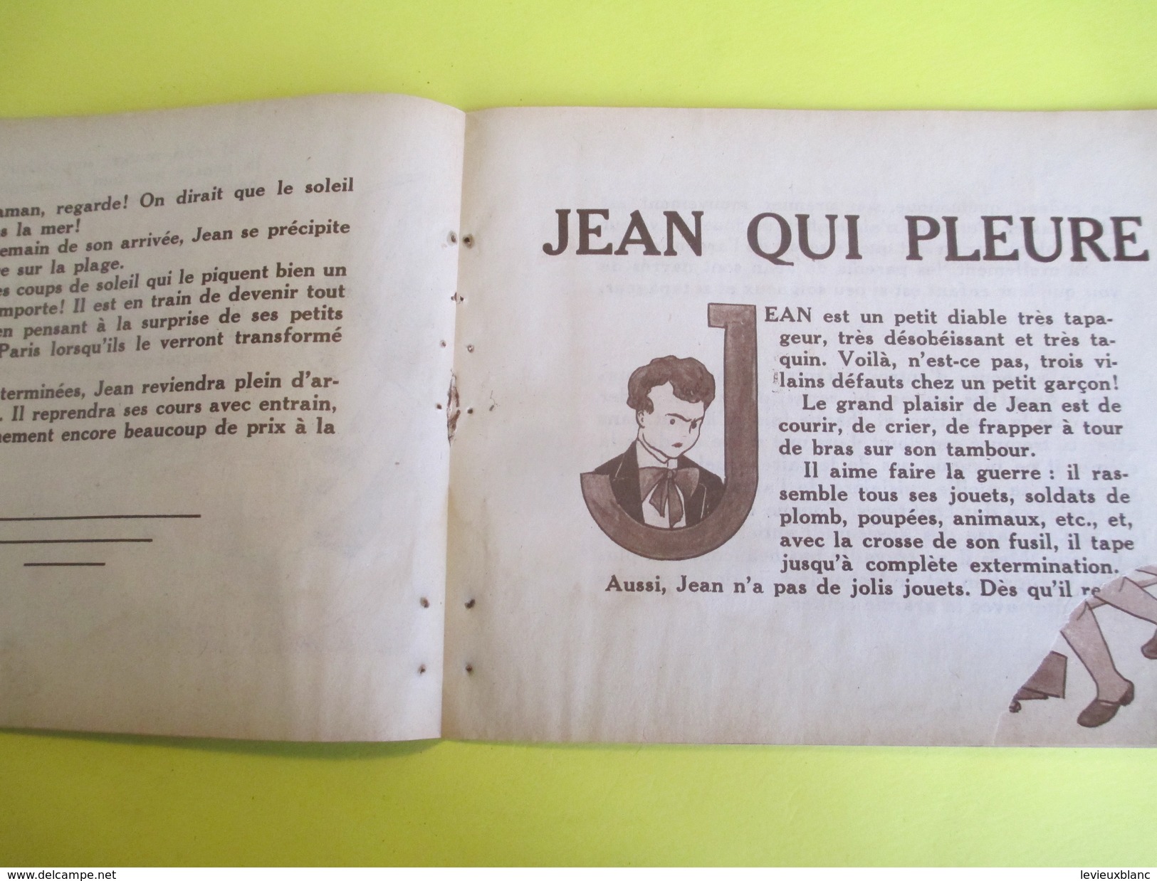 Livret Illustré/Les Albums YO-YO/Jean Qui Rit Et Jean Qui Pleure/La Platinogravure/MONTROUGE/Vers 1930   BD107 - Autres & Non Classés