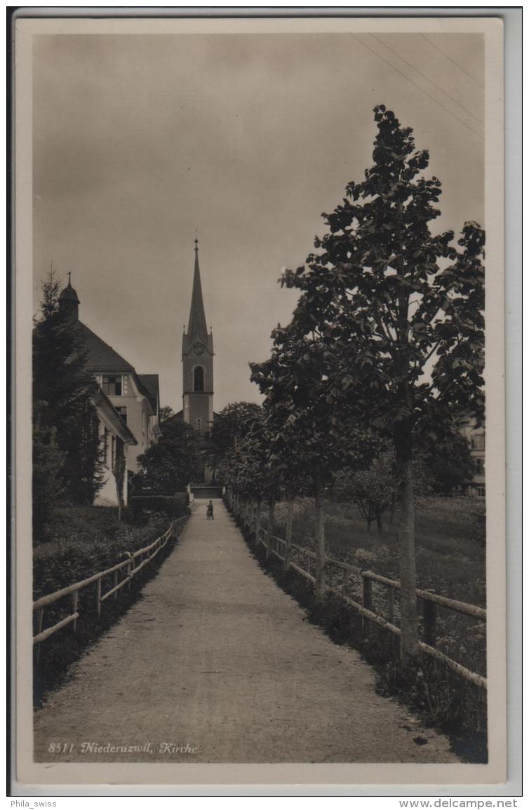 Nieder-Uzwil - Kirche - Photo: Frei No. 8511 - Uzwil