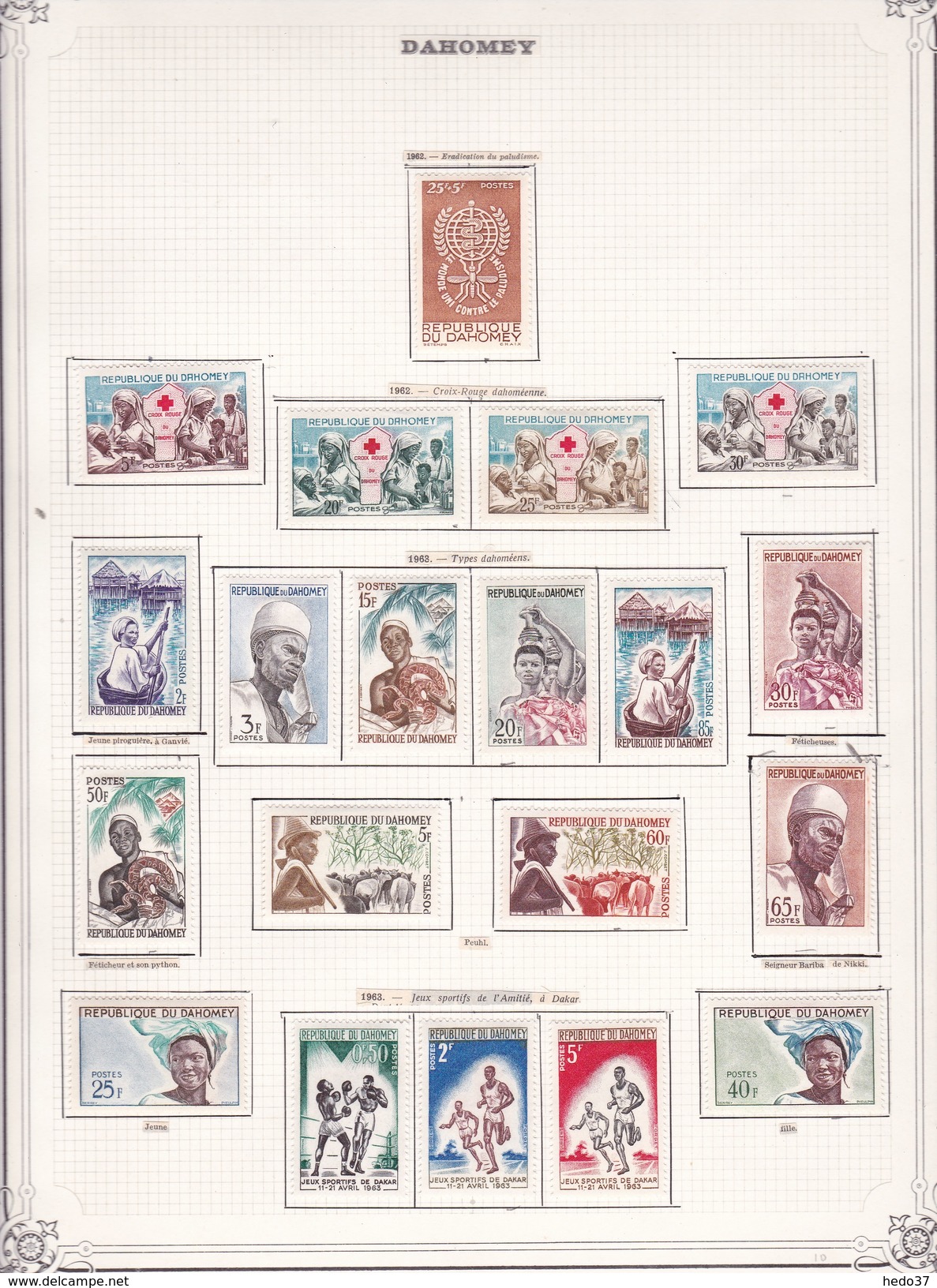 Dahomey - Collection Vendue Page Par Page - Timbres Oblitérés / Neufs **/* - TB - Autres - Afrique