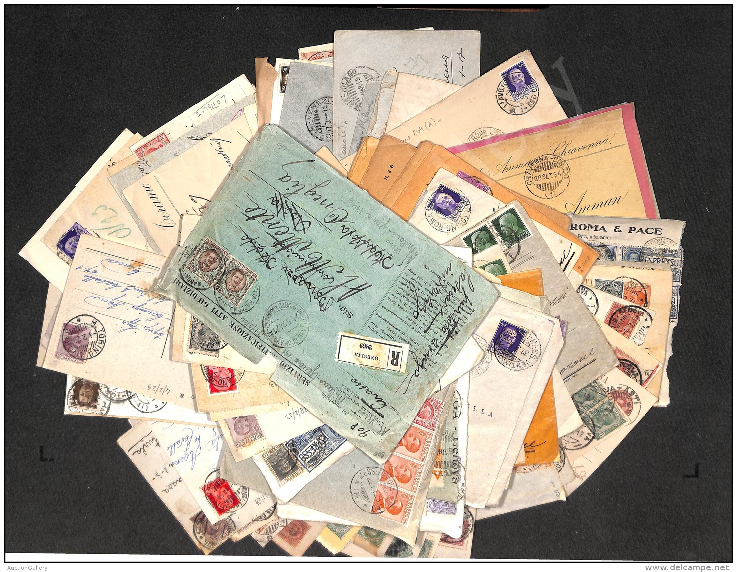 Regno - 1865/1940 - Ambulanti - 129 Buste E Cartoline Del Periodo - Interessante Insieme - Da Esaminare - Other & Unclassified