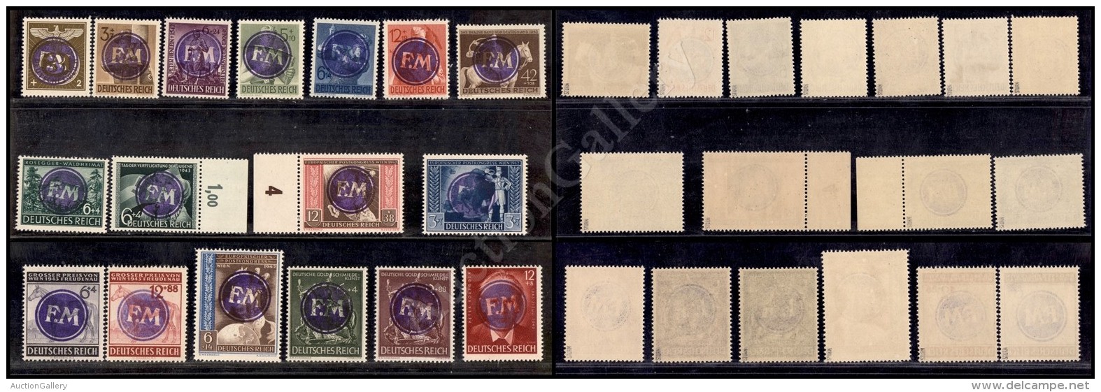 Germania - 1945 - FM - 17 Commemorativi Diversi Nuovi Con Gomma Integra - Sturm - Other & Unclassified