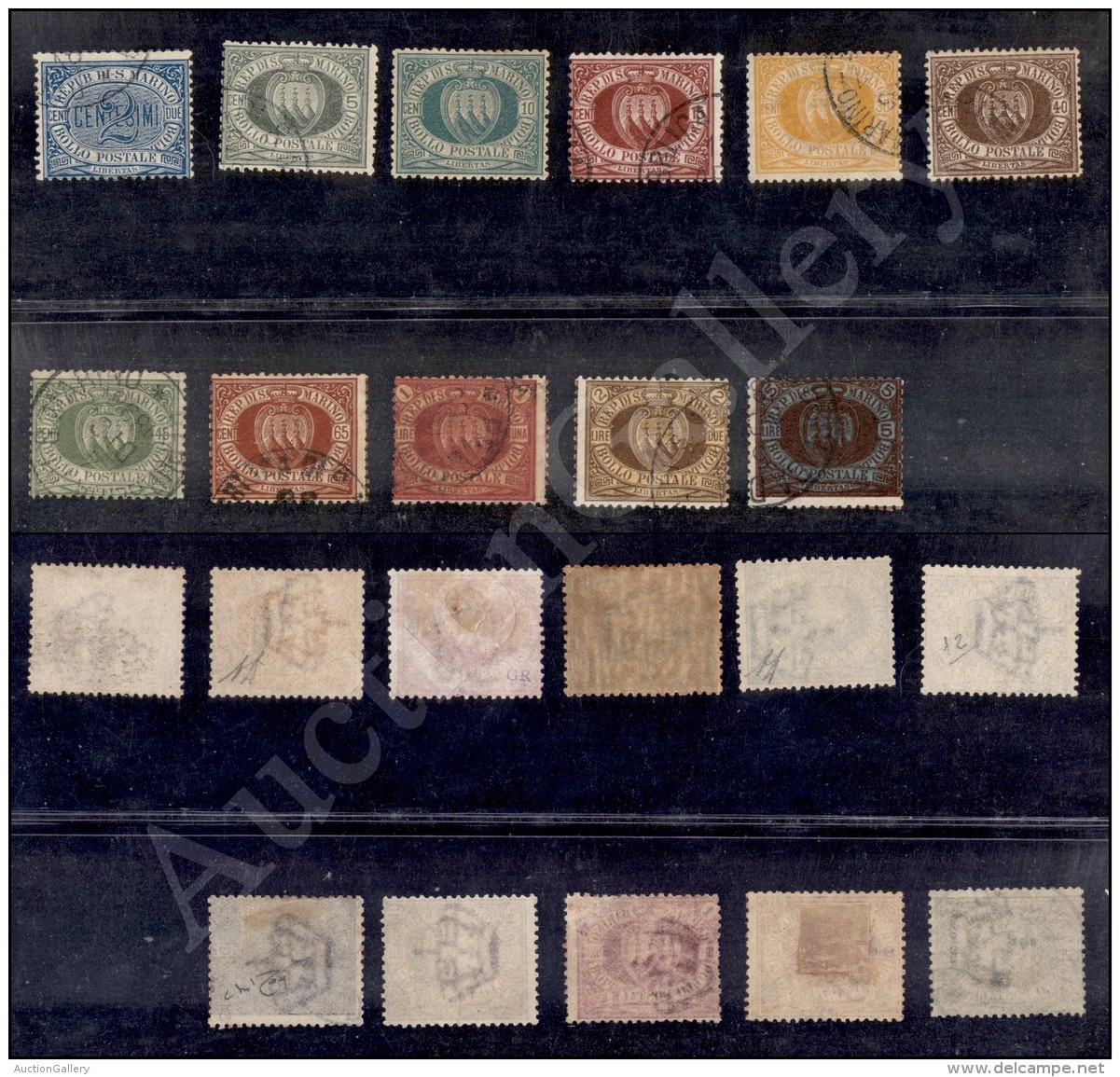 1892/1894 - Stemma (12/22) - Serie Completa - 11 Valori Usati (2.250) - Autres & Non Classés