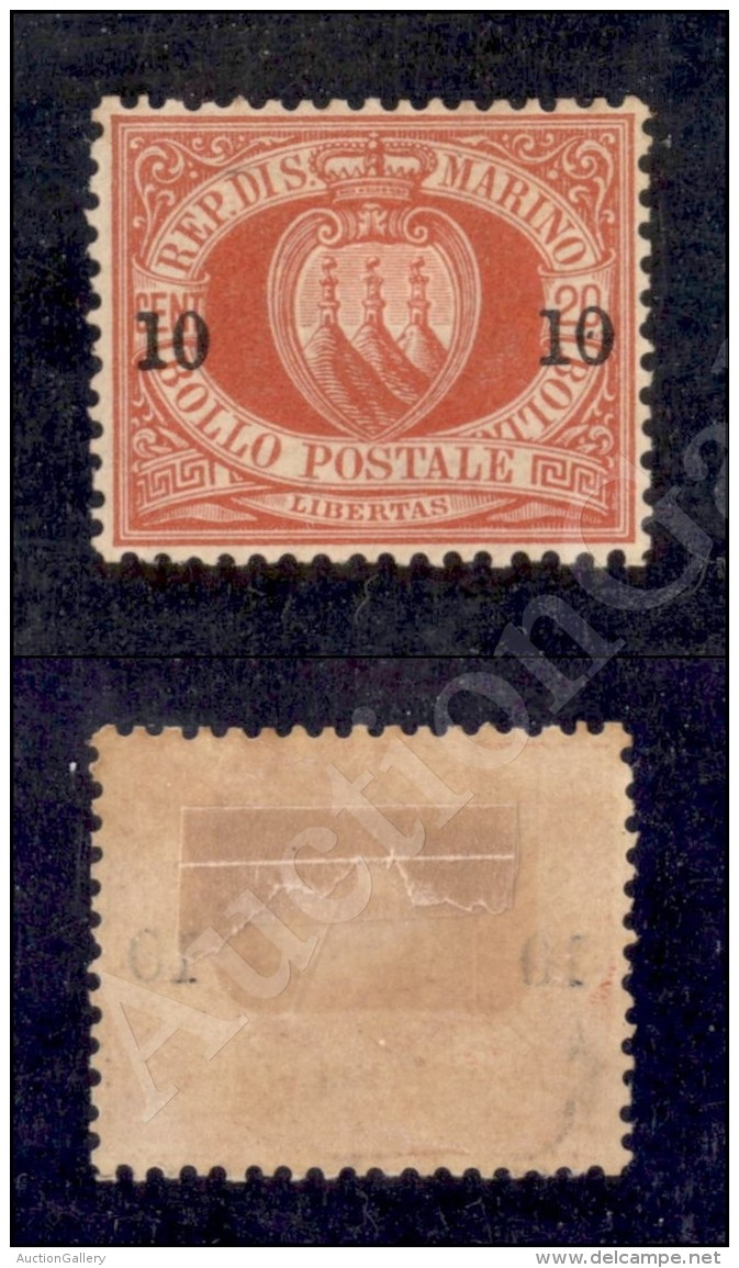 1892 - 10 Cent Su 20 (11) Nuovo Con Gomma - Ottimamente Centrato (1.200) - Other & Unclassified