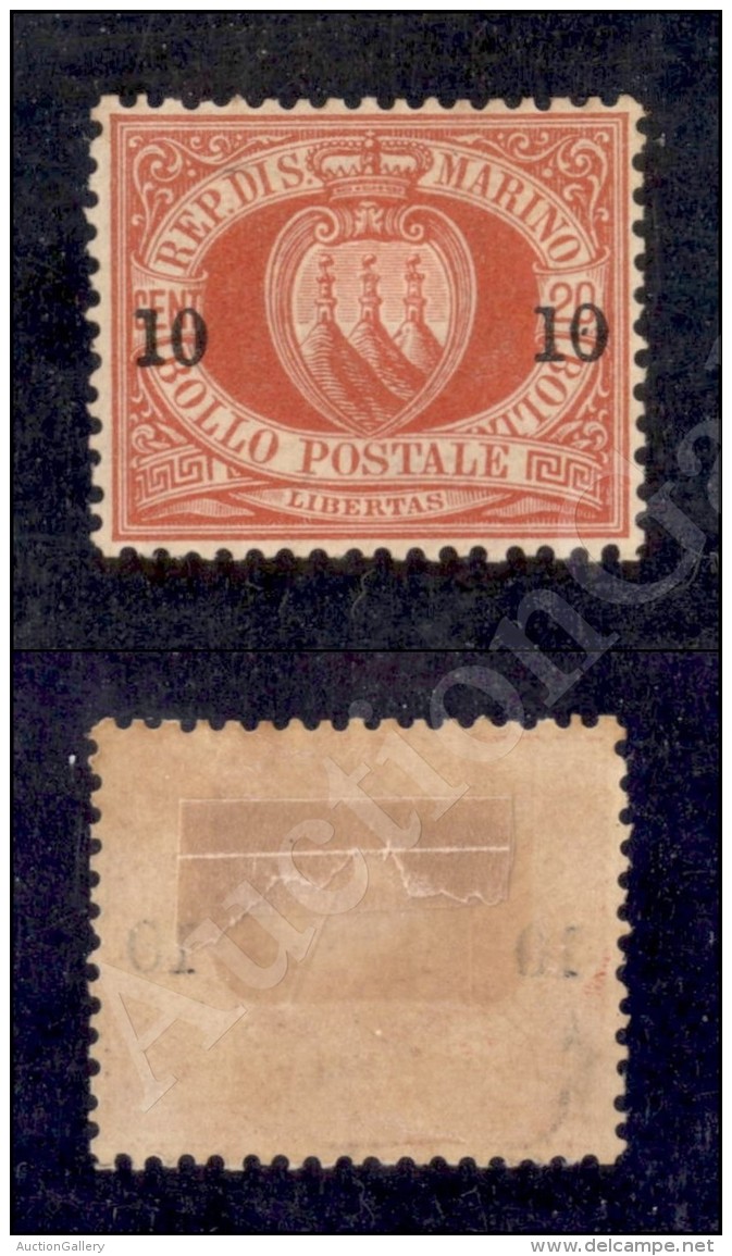 1892 - 10 Cent Su 20 (11) Nuovo Con Gomma - Ottimamente Centrato (1.200) - Sonstige & Ohne Zuordnung