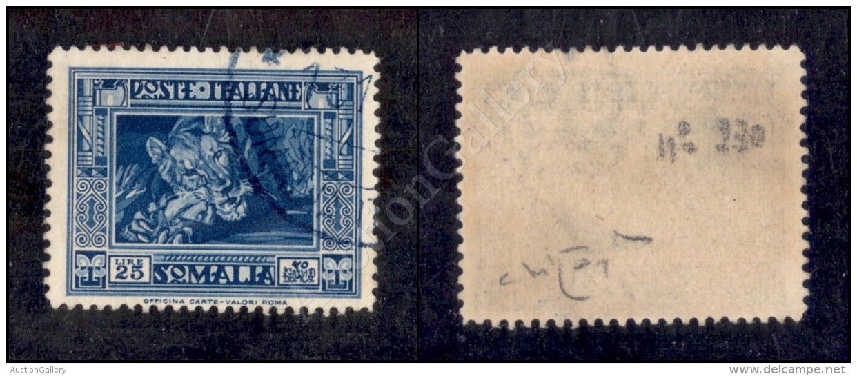 Somalia - 1938 - 25 Lire (230) - Raybaudi (1.750) - Other & Unclassified