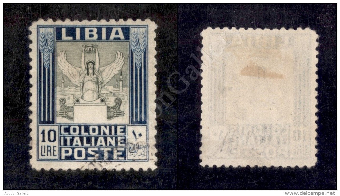 Libia - 1937 - 10 Lire (145) Dentellato 11 (750) - Other & Unclassified