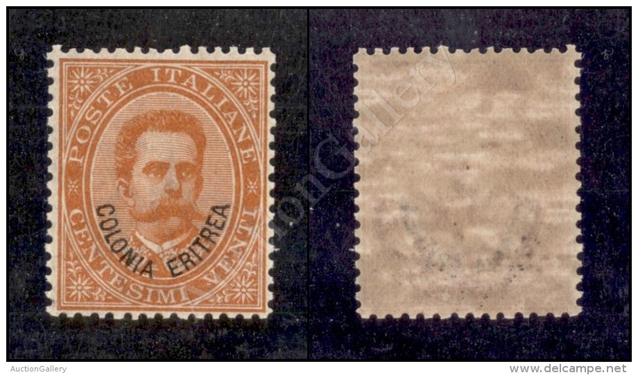 Eritrea - 1893 - 20 Cent (5) Nuovo Con Gomma Integra - Ben Centrato (1.400+) - Sonstige & Ohne Zuordnung