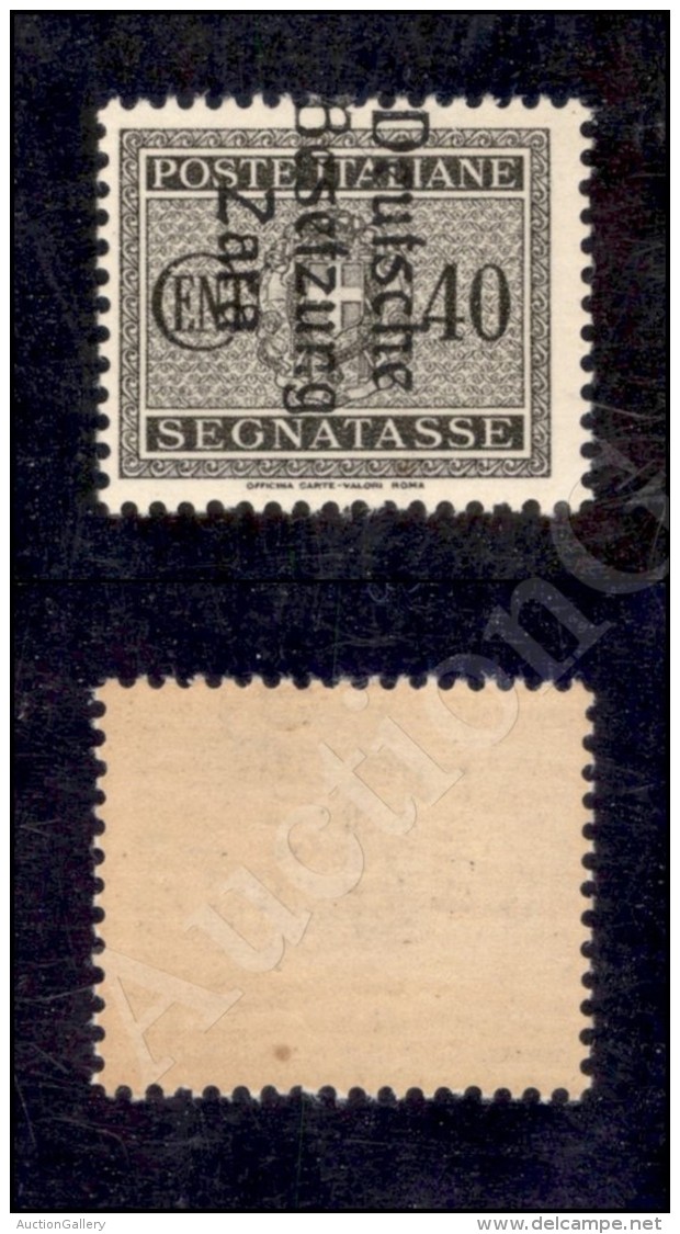 Zara - 1943 - 40 Cent (6b - Segnatasse - Soprastampa Spostata) Nuovo Con Gomma Integra (450) - Sonstige & Ohne Zuordnung