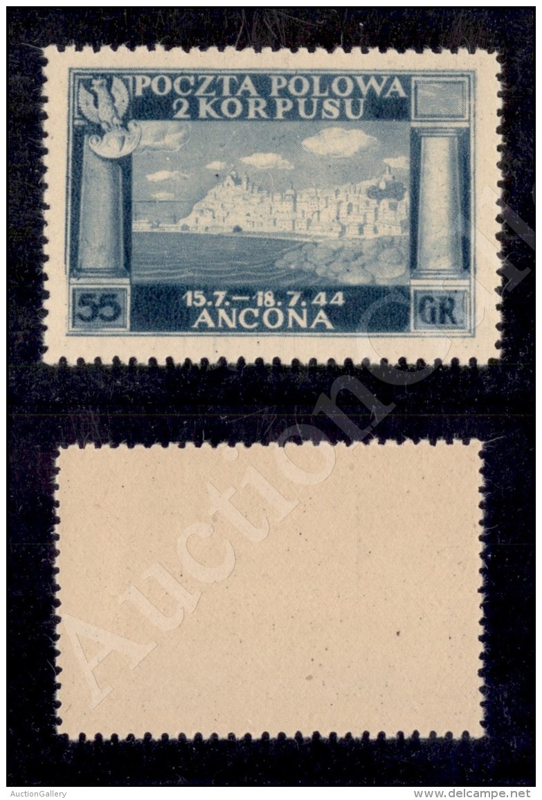 Corpo Polacco - 1946 - 55 Groszy (6A) Nuovo Con Gomma Integra - Ottimamente Centrato (825) - Other & Unclassified