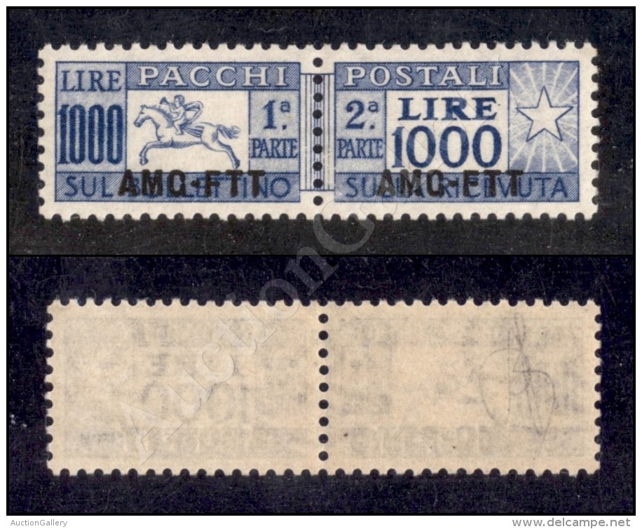 1954 - 1000 Lire Cavallino (26 - Pacchi Postali) Nuovo Con Gomma Integra (375) - Other & Unclassified
