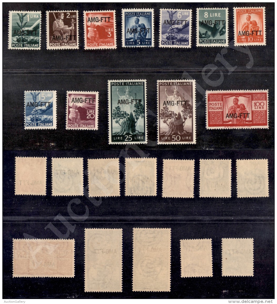 1949/1950 - Democratica (56/57) - Serie Completa - 12 Valori Nuovi Con Gomma Integra (350) - Sonstige & Ohne Zuordnung