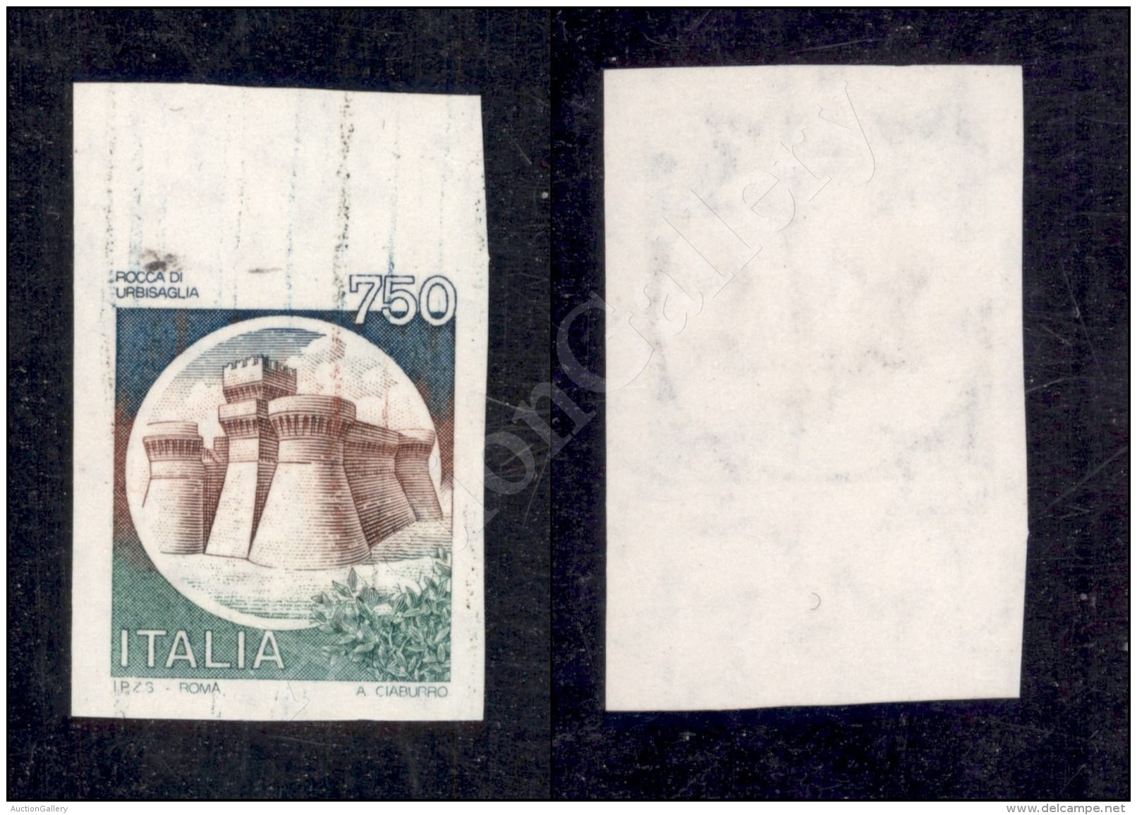 1990 - 750 Lire Urbisaglia (1524A) Non Dentellato - Nuovo Con Gomma Integra - Other & Unclassified