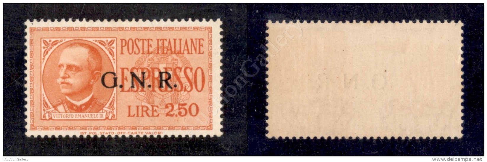 1943 - 2,50 Lire GNR Brescia (20/I - Espressi) Nuovo Con Gomma - Molto Bello (8.000) - Sonstige & Ohne Zuordnung