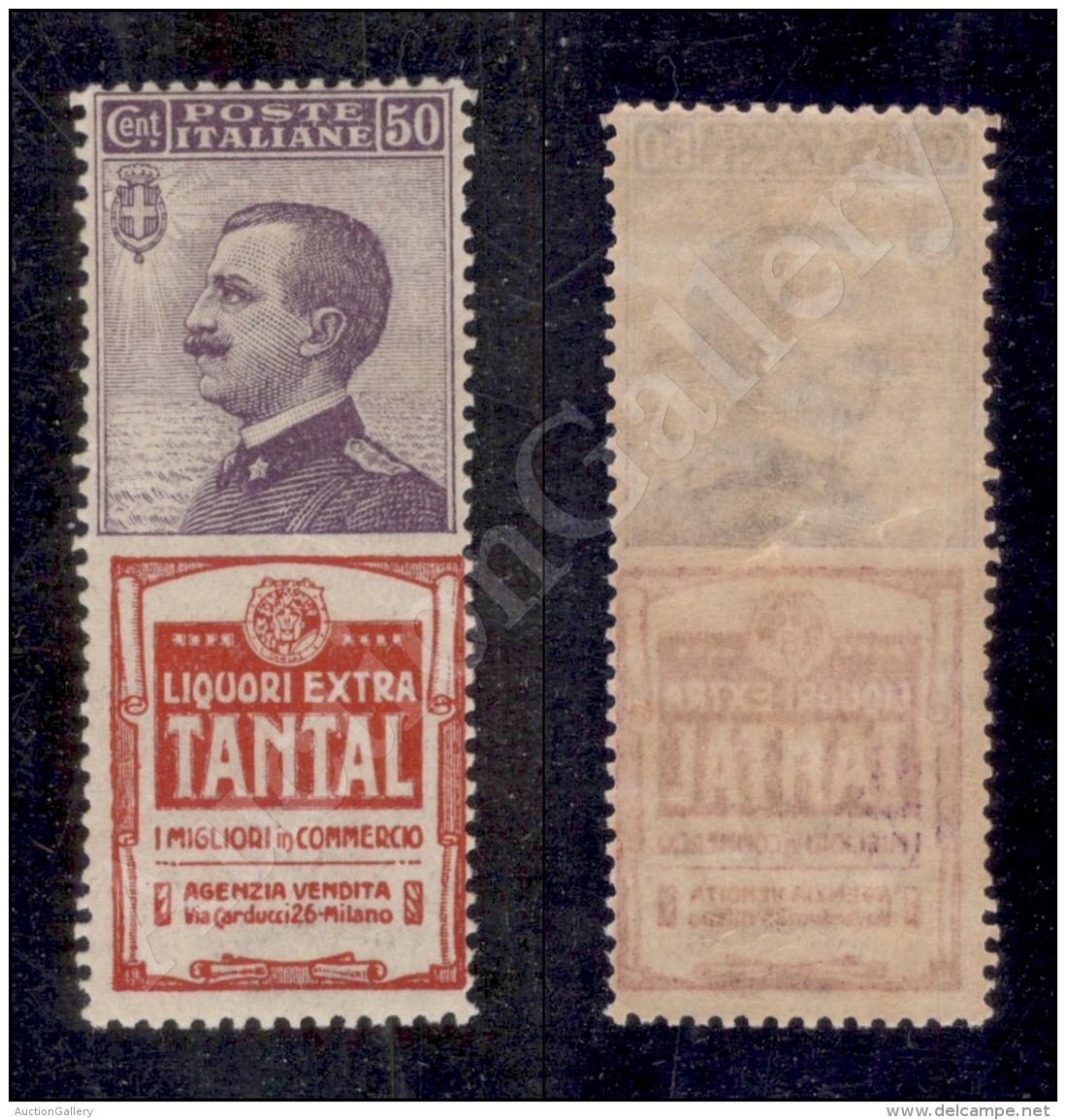 1925 - 50 Cent Tantal (18 - Pubblicitari) Nuovo Con Gomma Integra (1.250) - Other & Unclassified