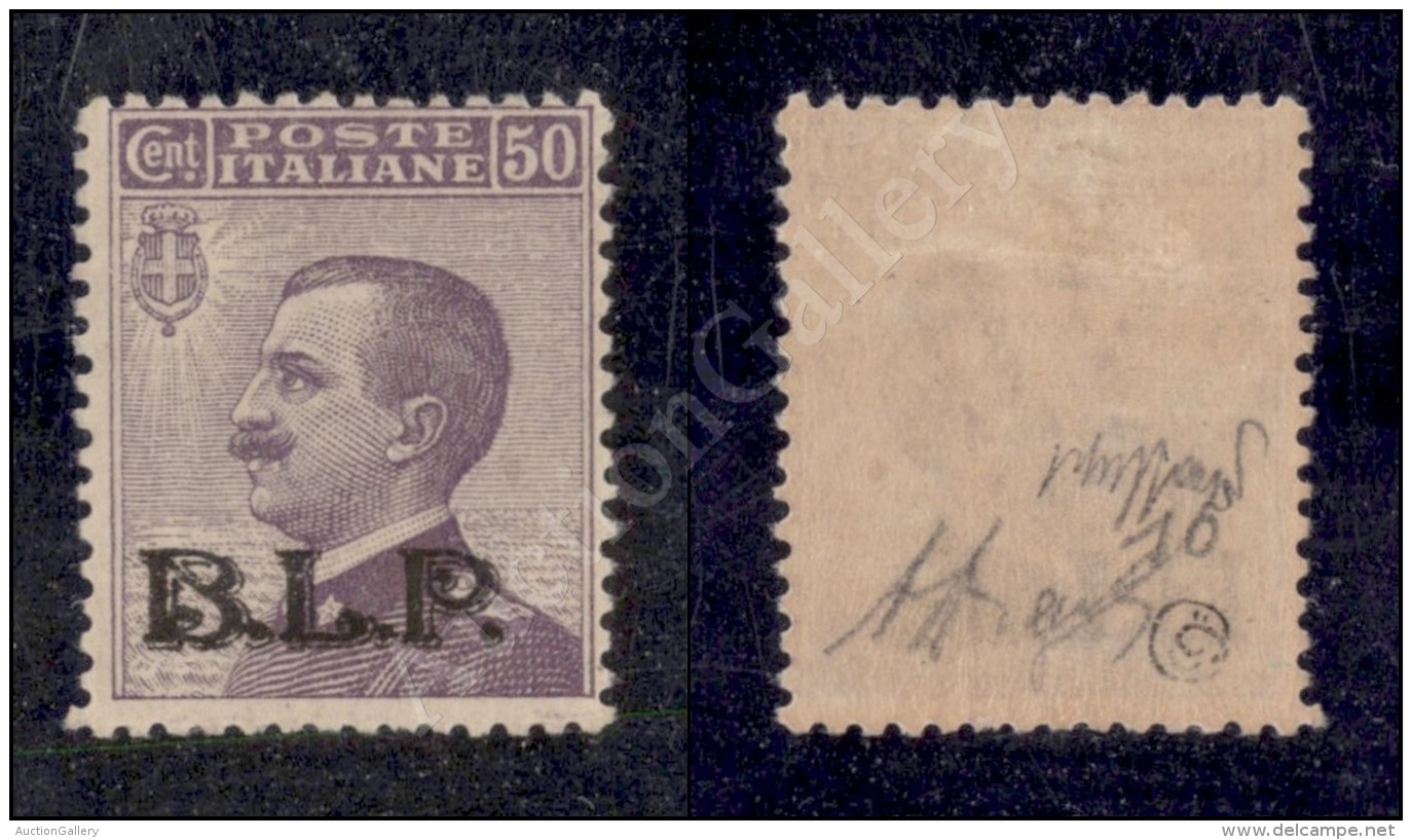 1922 - 50 Cent BLP (10) Nuovo Con Gomma - Diena + Cert. Caffaz (1.000) - Other & Unclassified