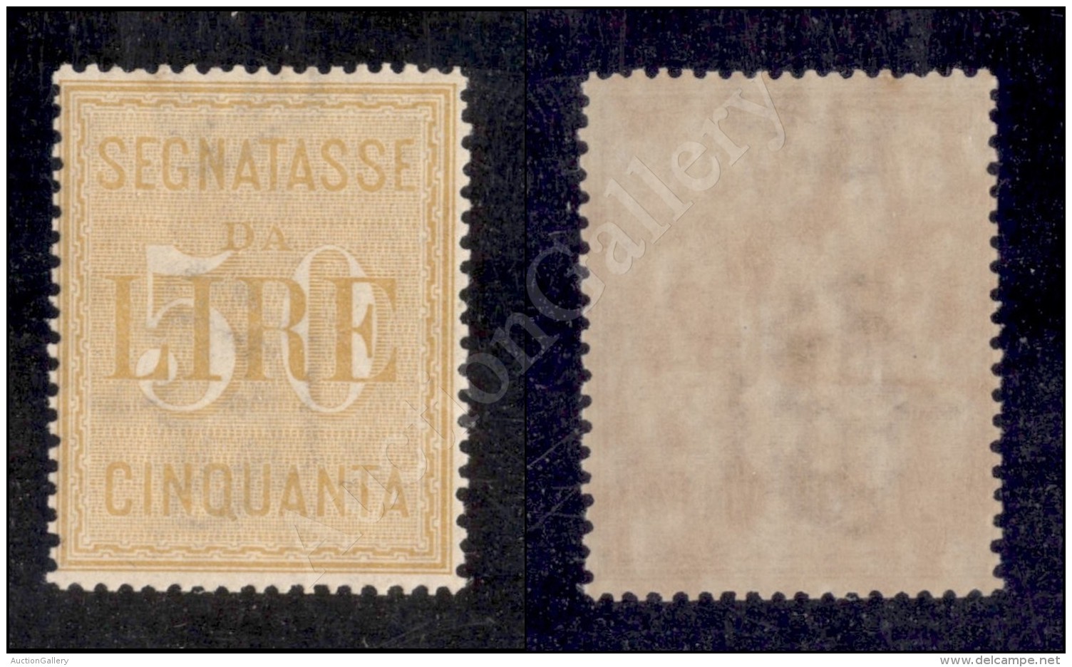 1903 - 50 Lire (31 - Segnatasse) Nuovo Con Gomma Integra - Ottimamente Centrato (975) - Other & Unclassified