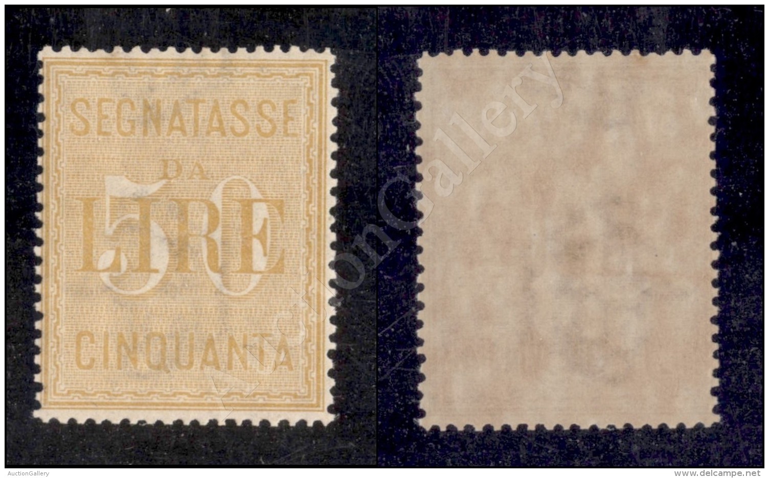 1903 - 50 Lire (31 - Segnatasse) Nuovo Con Gomma Integra - Ottimamente Centrato (975) - Sonstige & Ohne Zuordnung