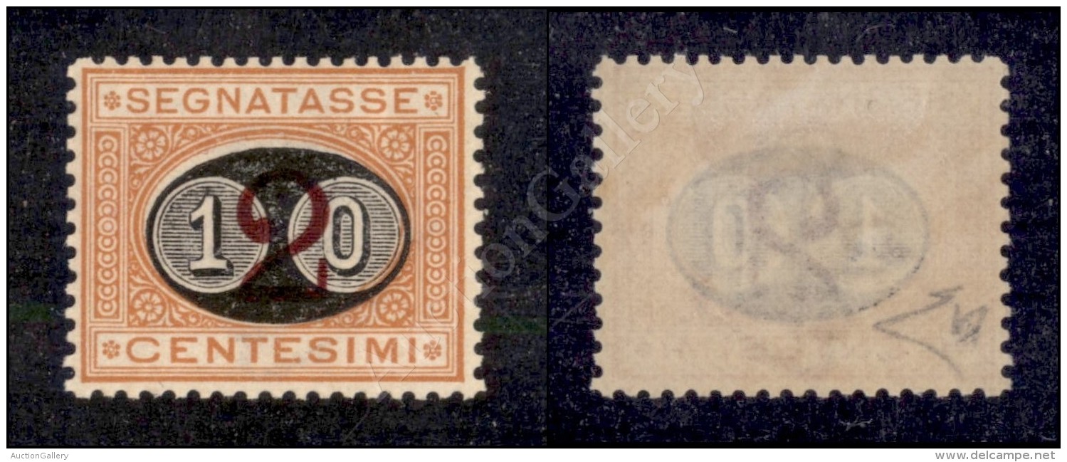 1891 - 10 Cent Su 2 Ocra (17 - Segnatase) Nuovo Con Gomma - Ottima Centratura - Molto Bello - Diena (500) - Sonstige & Ohne Zuordnung