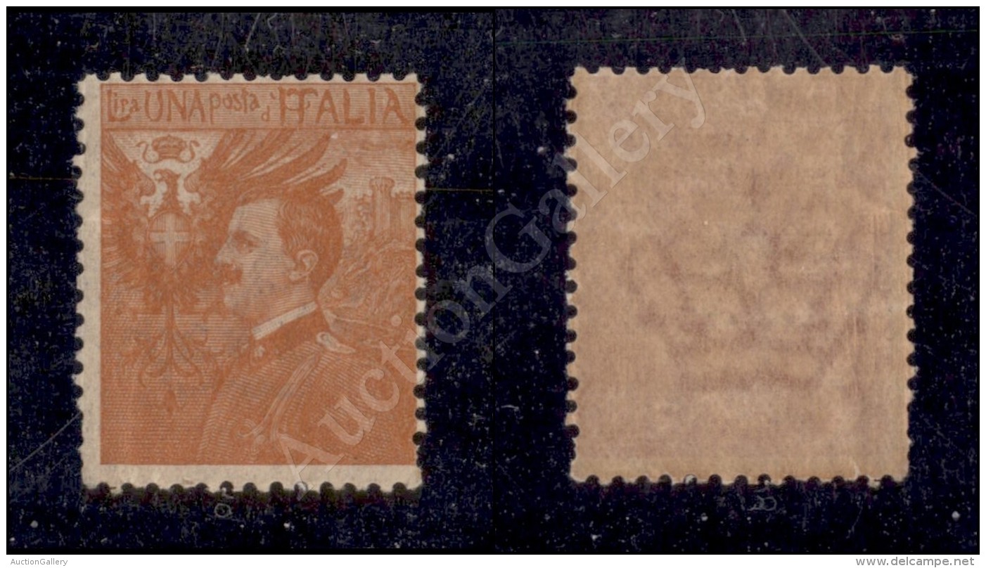 1904 - Saggio - 1 Lira Posta D&rsquo;Italia (Unificato 95) Nuovo Con Gomma Integra - Non Adottato - Sonstige & Ohne Zuordnung