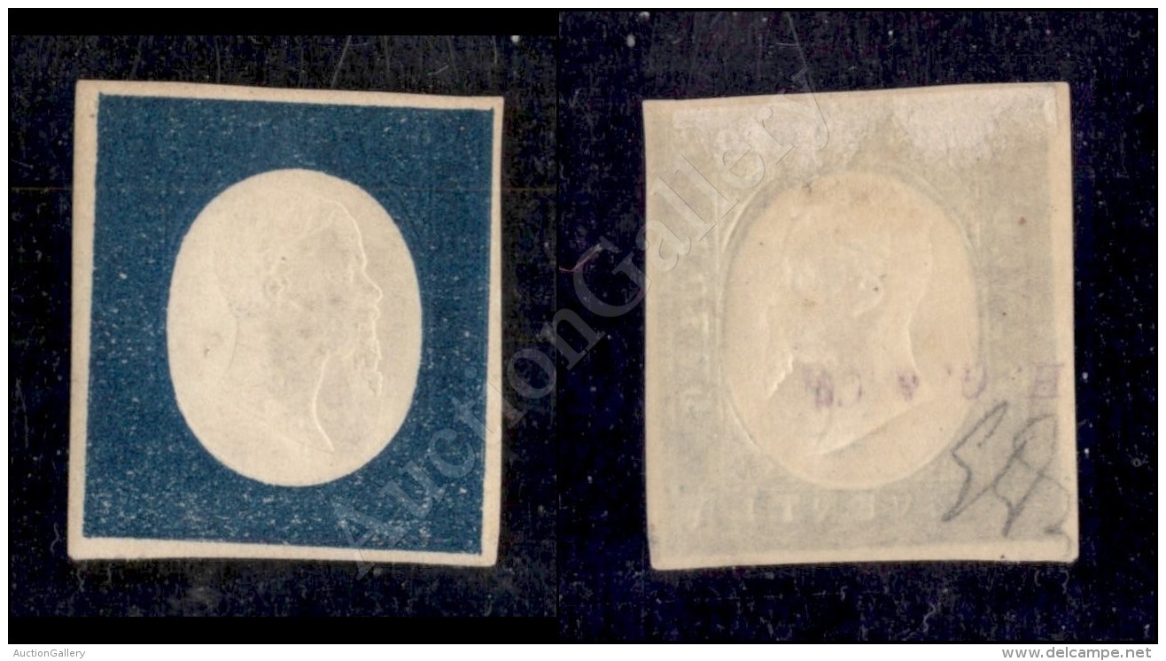 1854 - Non Emesso - 20 Cent Indaco (11) Nuovo Con Gomma - Diena (1.250) - Other & Unclassified