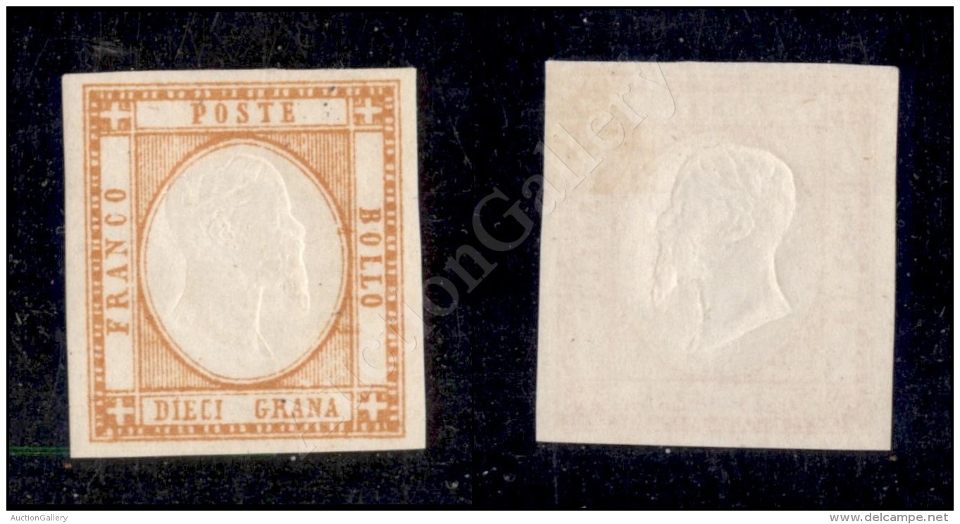 1861 - 10 Grana Giallo Arancio (22e) Nuovo Con Gomma - Molto Bello (175) - Andere & Zonder Classificatie