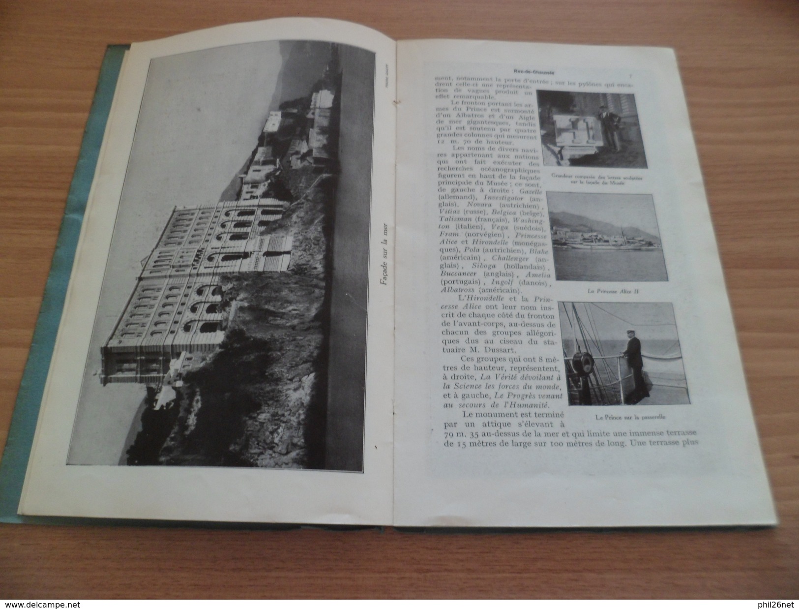 Guide Illustré Musée Océanographique & Aquarium de Monaco 1920 imp.Robaudy Cannes Photos: Seeberger-Giletta-Enrietti- TB