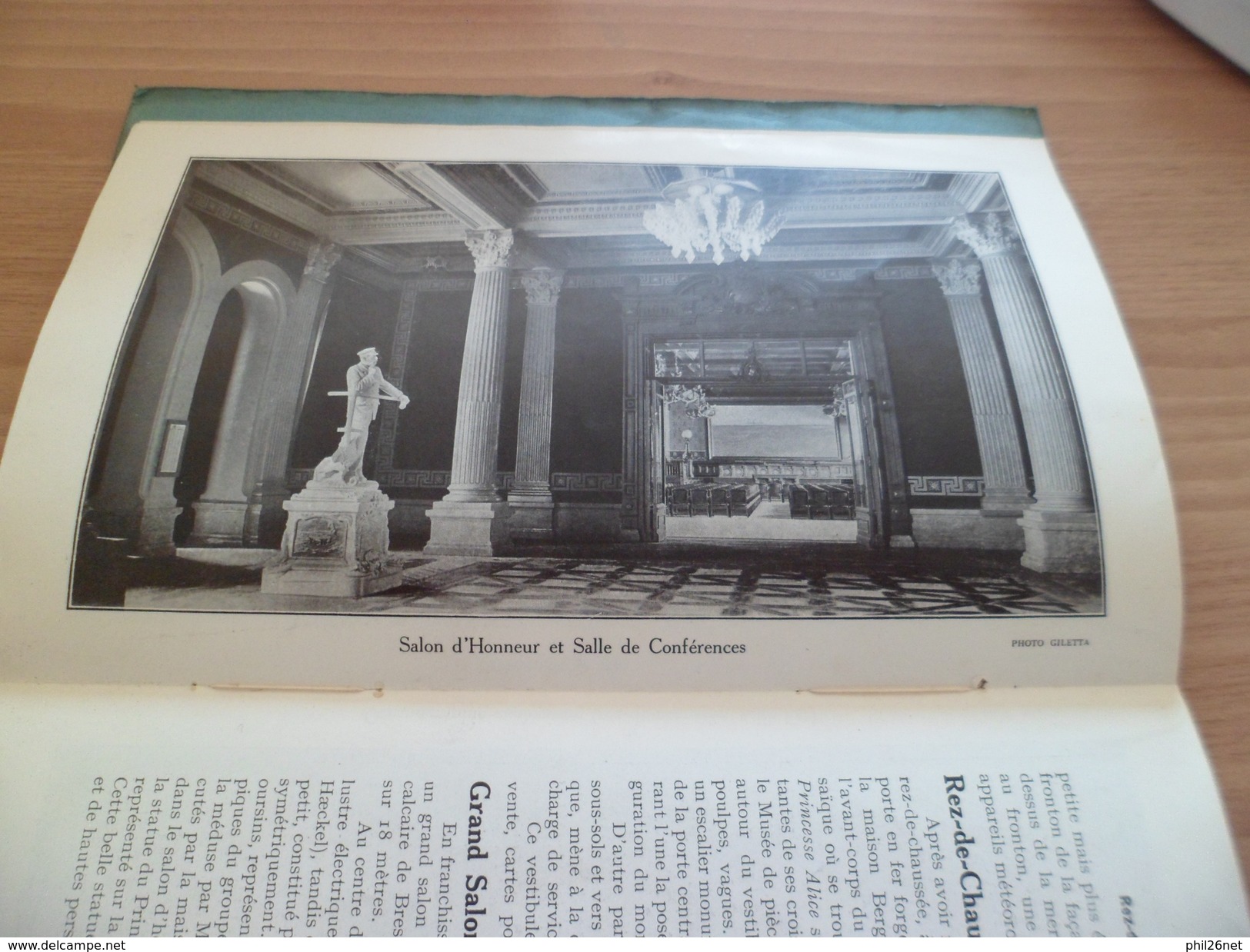 Guide Illustré Musée Océanographique & Aquarium de Monaco 1920 imp.Robaudy Cannes Photos: Seeberger-Giletta-Enrietti- TB