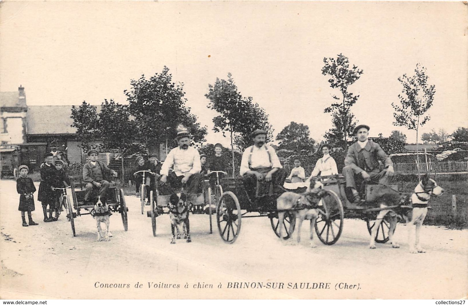 18-BRINON-SUR-SAULDRE- CONCOURS DE VOITURES A CHIEN - Brinon-sur-Sauldre