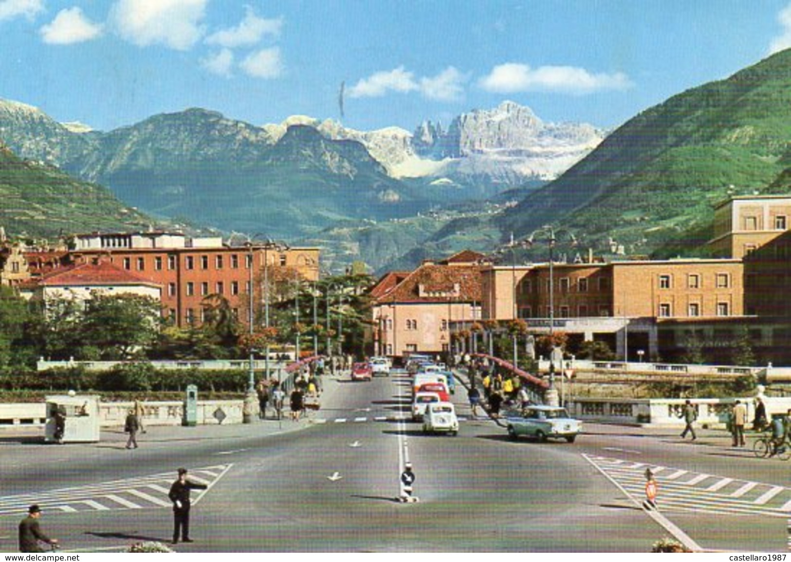 BOLZANO - Ponte Talvena Verso Il Catinaccio - BOZEN - Talferbrücke G. Rosengarten 2981 M. - Bolzano (Bozen)