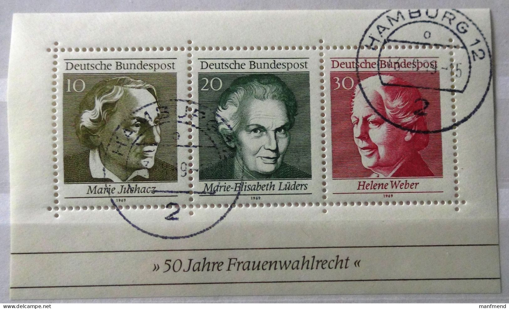 Germany - 1969 - Mi: Bl. 5 O - Look Scan - 1959-1980