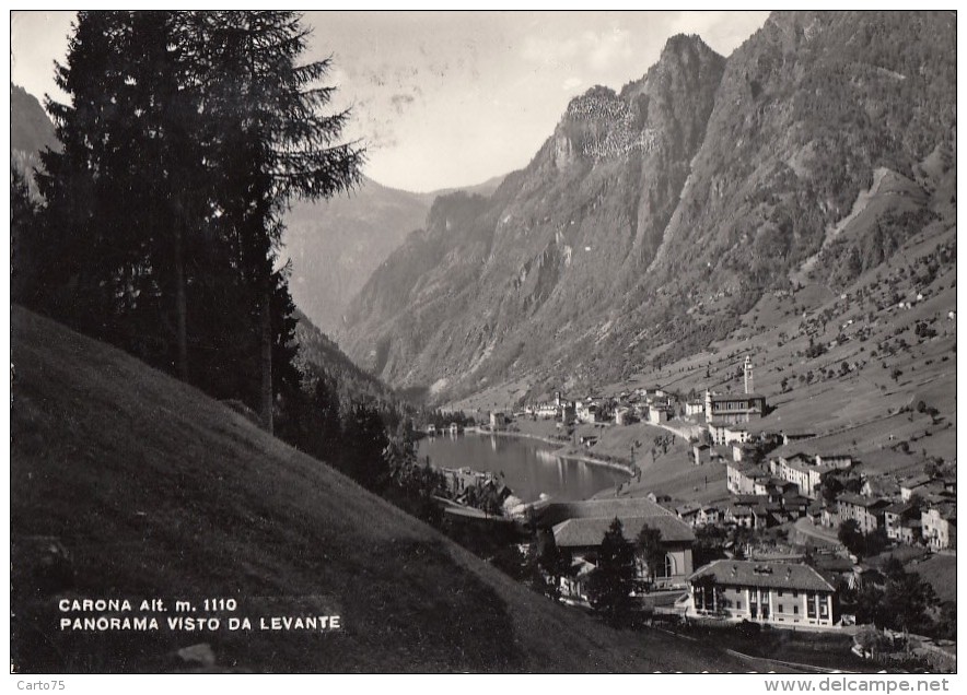 Italie - Carona - Panorama Visto Da Levante - 1959 - Bergamo