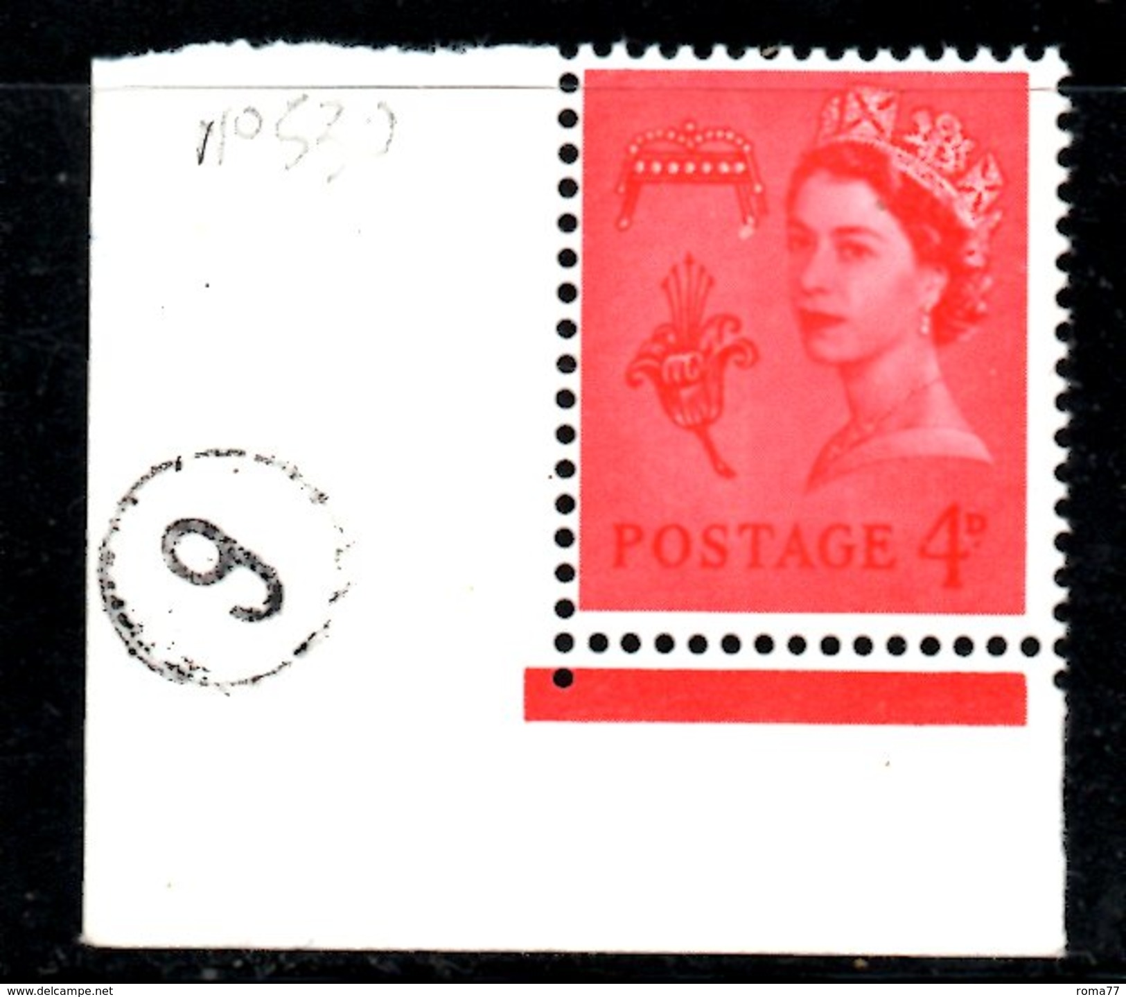 R1053 - GRAN BRETAGNA 1967, 4 Penny Unificato N. 530  ***  Guernsey - Sin Clasificación