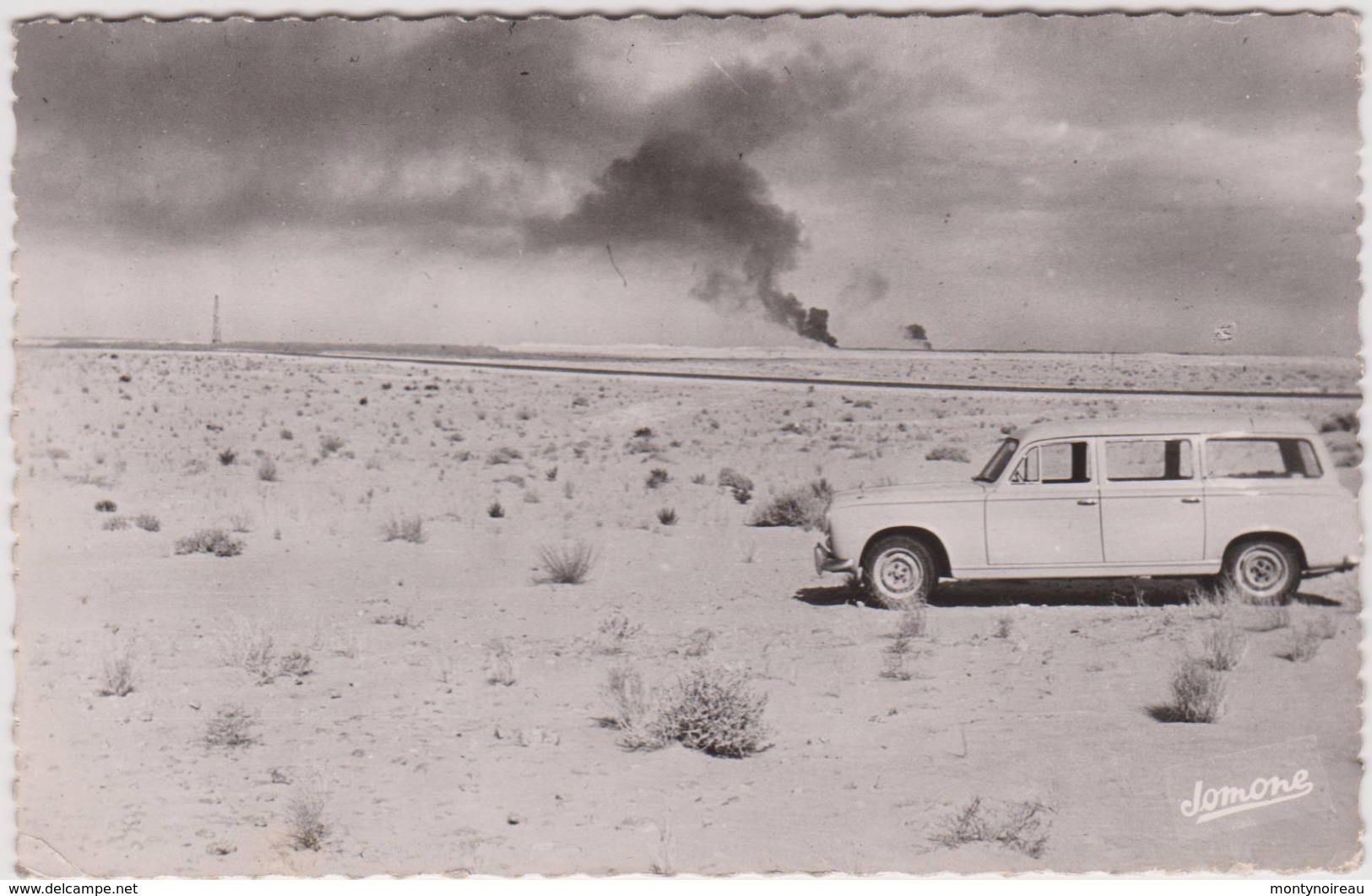 Algérie :  HASSI- MESSAOUD C F P : Env. De La  Base ,  Automobile- Voiture 1961 - Other & Unclassified