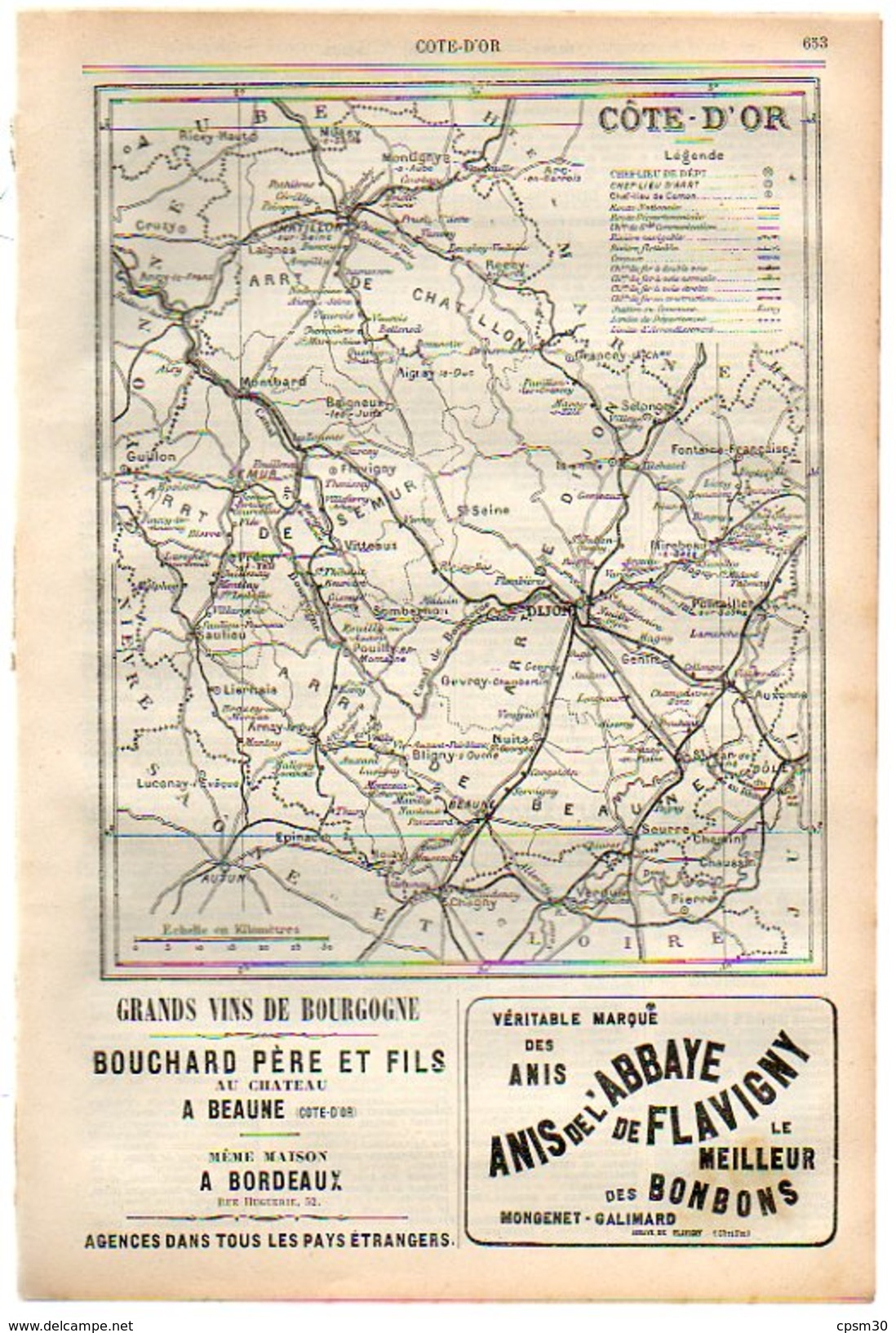 ANNUAIRE - 21 - Département Cote D'Or - Année 1900 - édition Didot-Bottin - Annuaires Téléphoniques