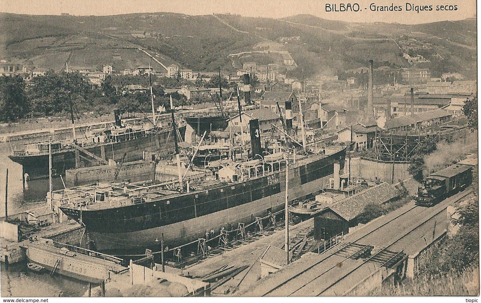 12  C.P.A  de    BILBAO     (  Espagne )  en  1900