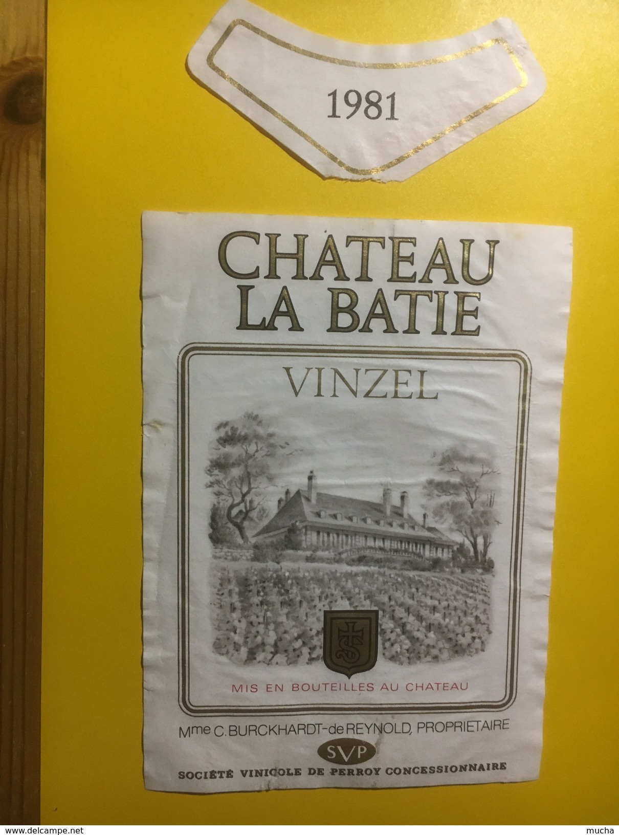 3831 - Château La Bâtie 1981 Vinzel Suisse - Autres & Non Classés