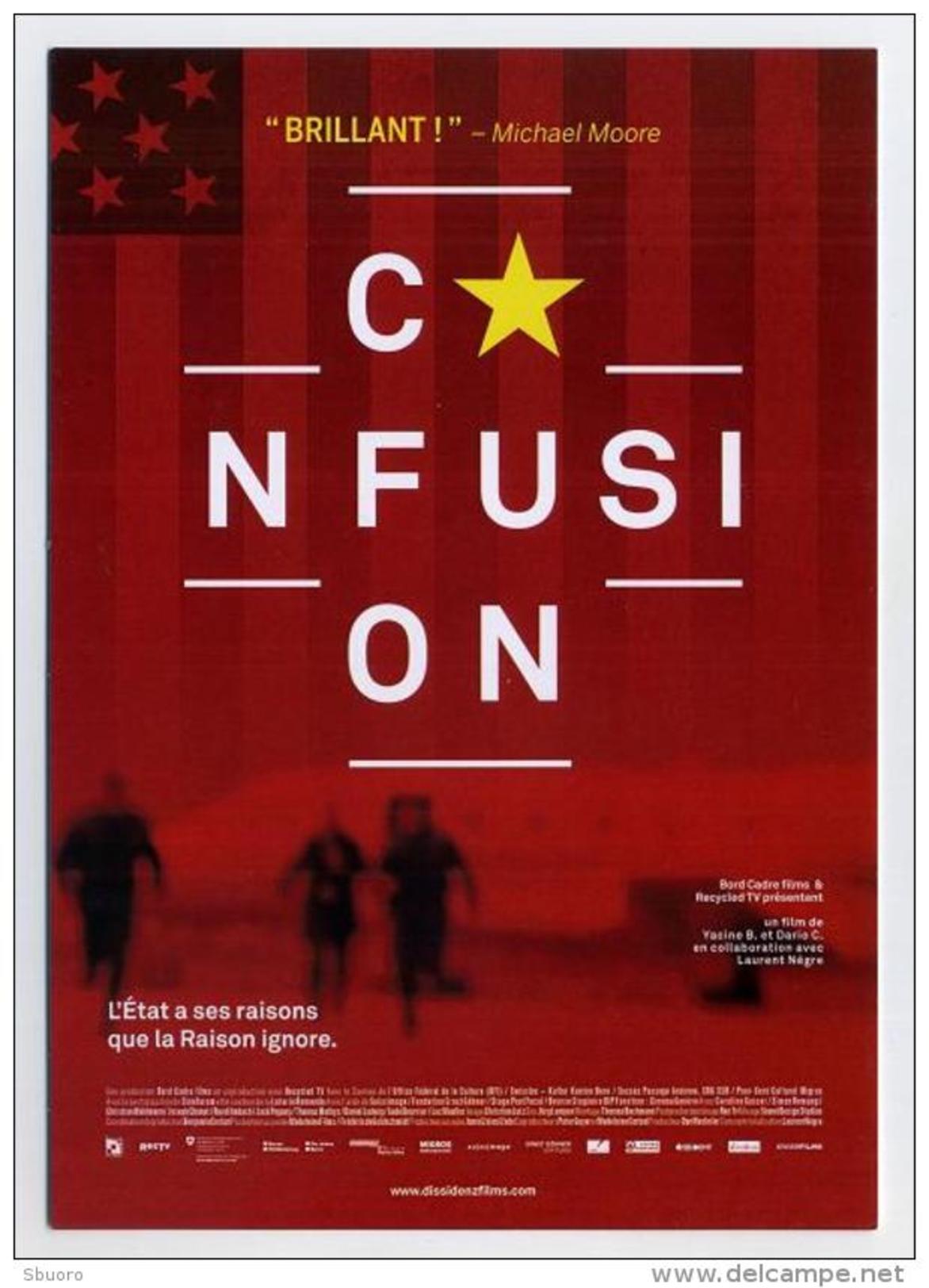 CP Publicitaire Neuve - Film - Confusion - Affiches Sur Carte