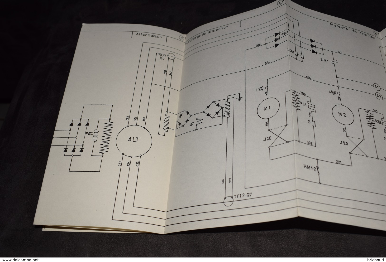 Guide De Dépannage 7 Locomotive BB 66400 Circuits De Traction Et D'excitation Alt 1968 Sncf Train - Machines