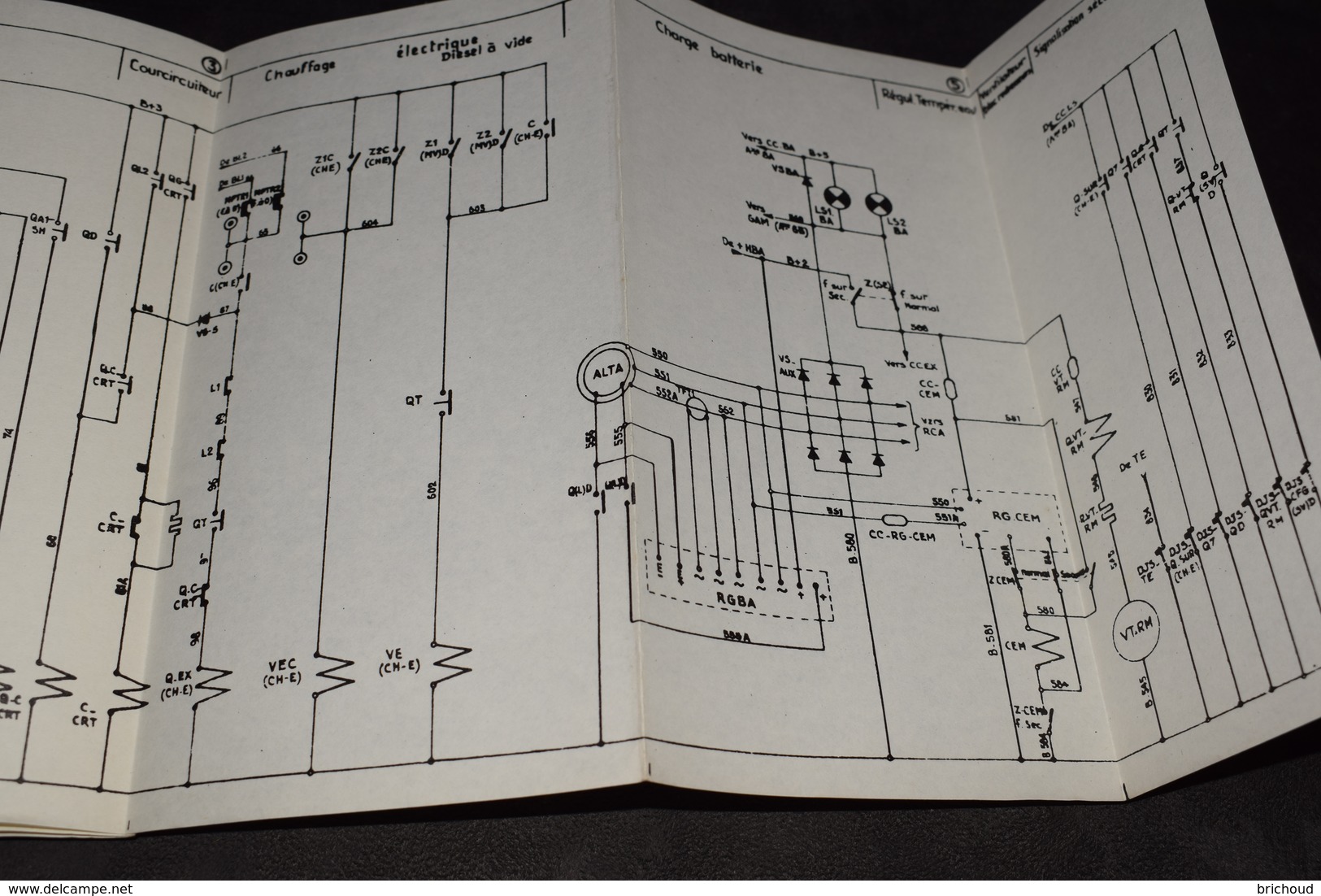 Guide De Dépannage 8B Locomotive BB 66400 Circuits De Commande 1968 Sncf Train - Machines