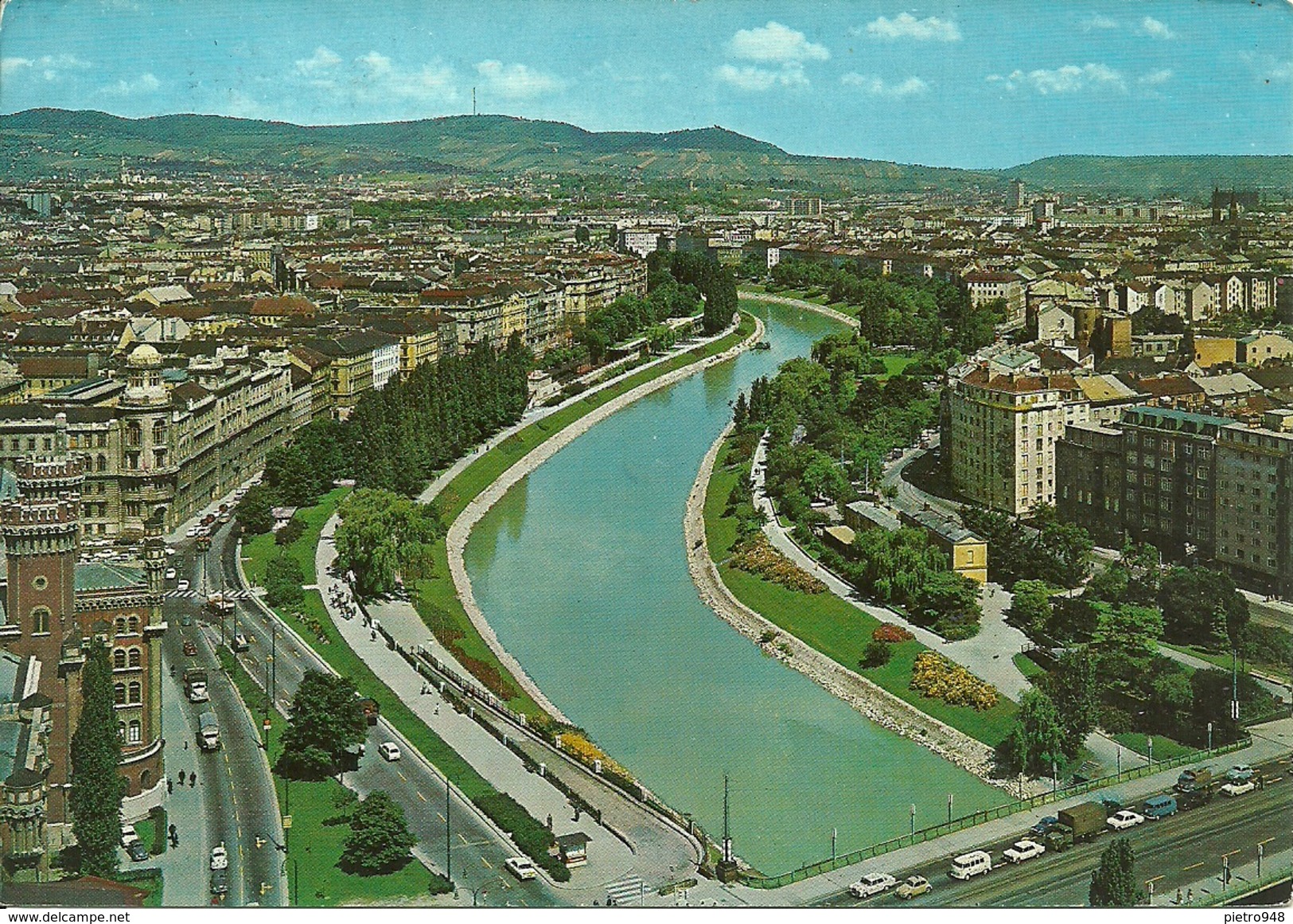 Vienna, Wien (Austria) Donaukanal, Blick Gegen Kahlen Und Leopoldsberg, Ansicht, View, Vue - Autres & Non Classés