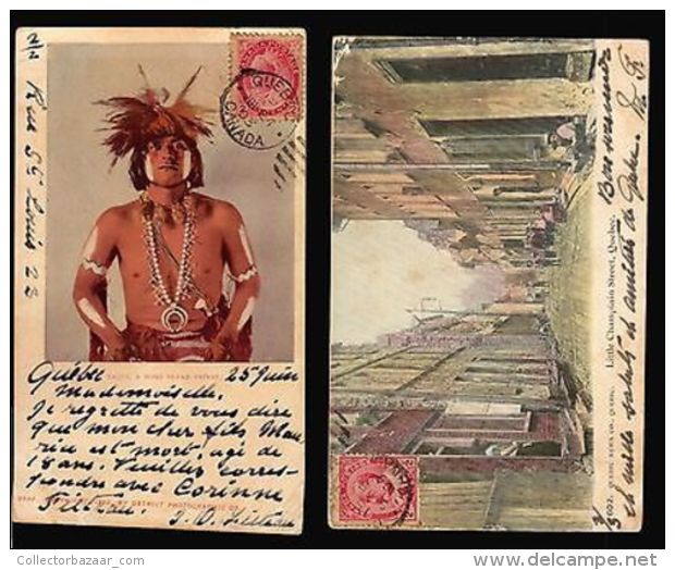 TAQUI A MOKI SNAKE PRIEST NATIVE AMERICANA CANADA QUEBEC POSTCARDS RARE DESTINY - Native Americans