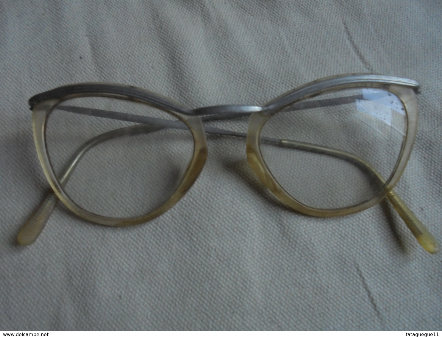 Ancien - Paire De Lunettes De Vue Pour Femme Années 40/50 - Glasses