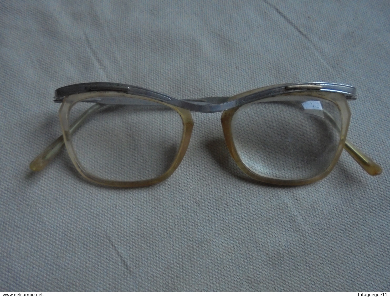 Ancien - Paire De Lunettes De Vue Enfant Années 40/50 - Brillen