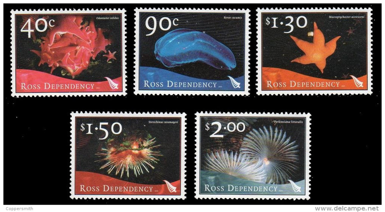 (010) Ross 2003 / Animals / Tiere / Marine Life / Vie / Meerestiere  ** / Mnh  Michel 84-88 - Other & Unclassified